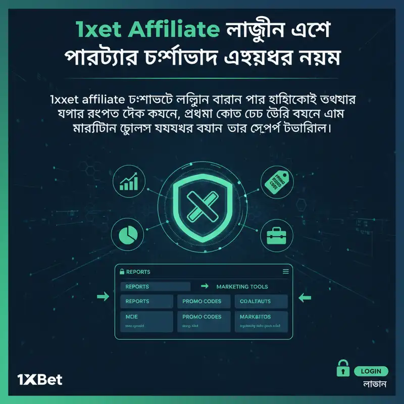 1xbet Affiliate ড্যাশবোর্ড টিউটোরিয়াল