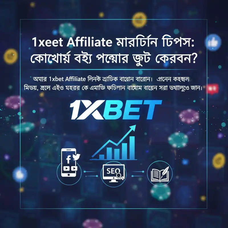 1xbet affiliate মার্কেটিং কৌশল